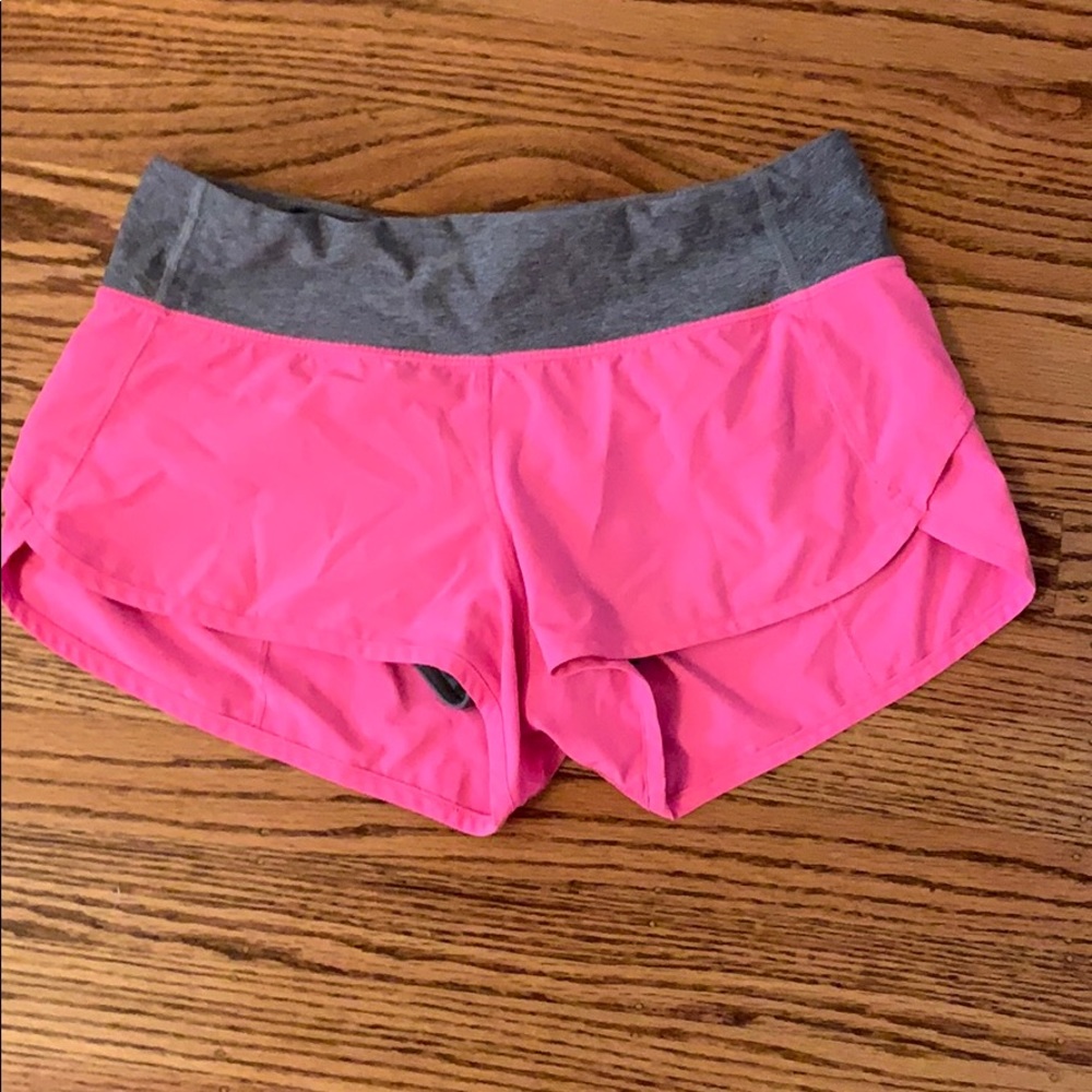 Pink Lululemon Shorts Size 4